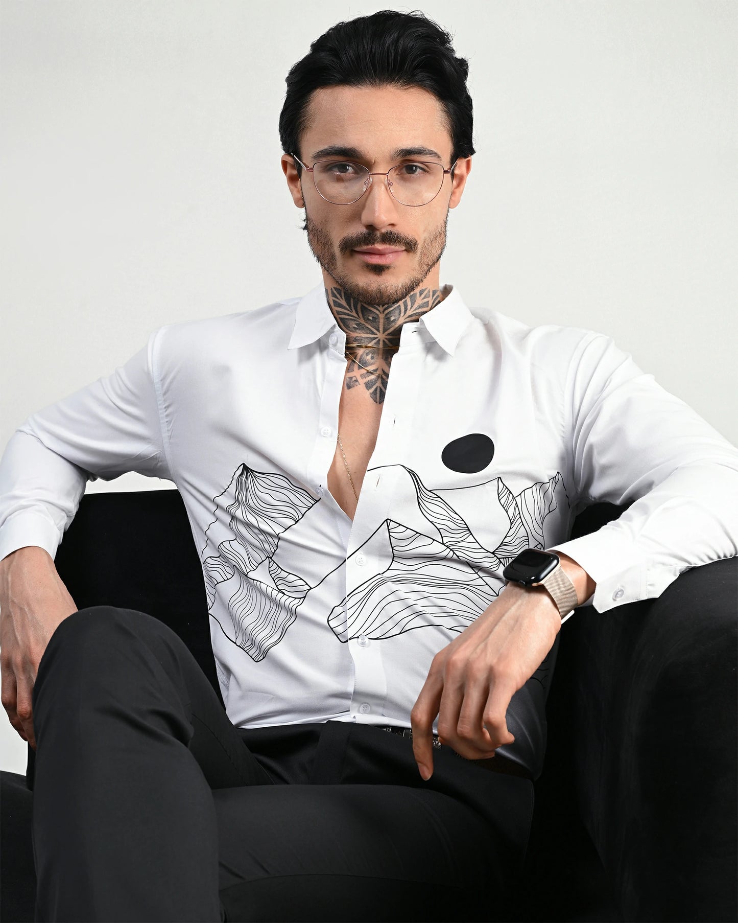 Snow Drift Party Wear Shirt