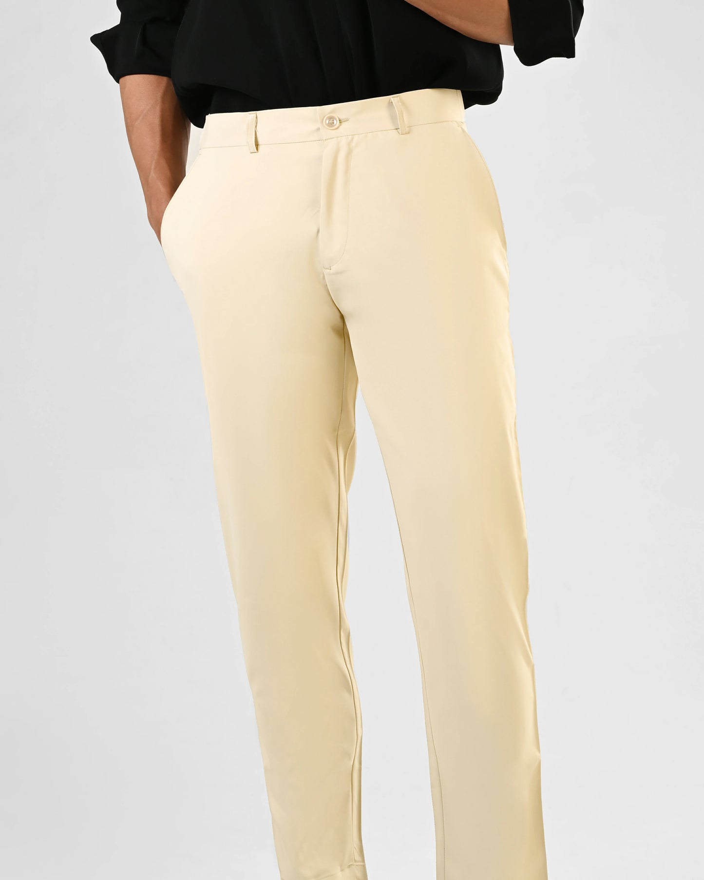 Soft Beige Formal Fit Trouser