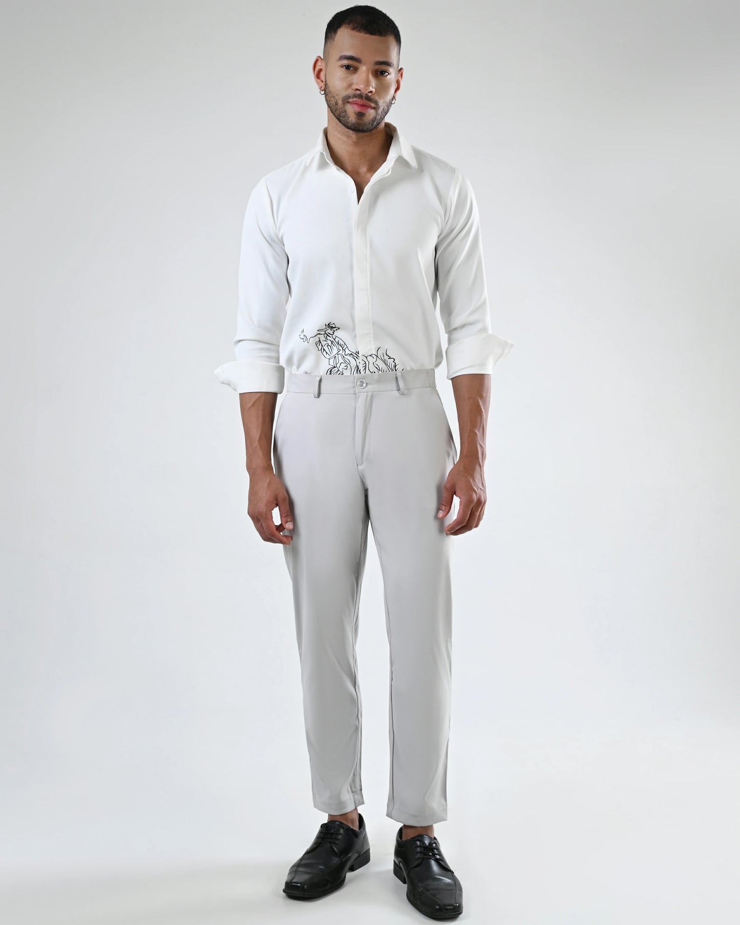 Frost Grey Formal Fit Trouser