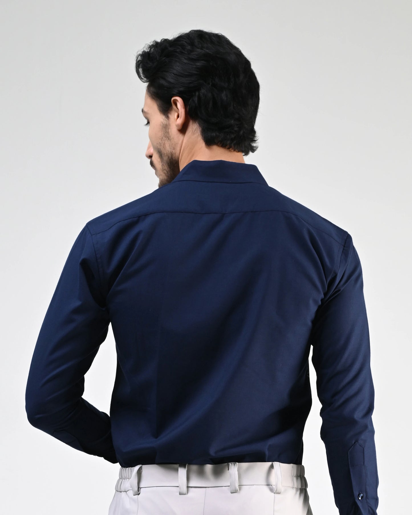 Ink Blue Party Wear Shirt
