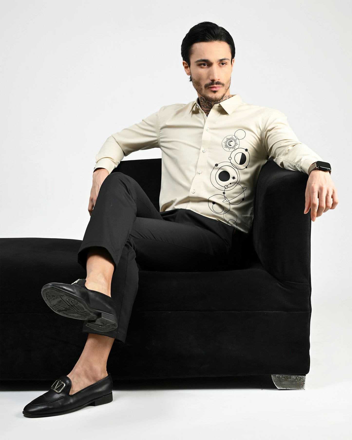 Warm Clay Printed Shirt