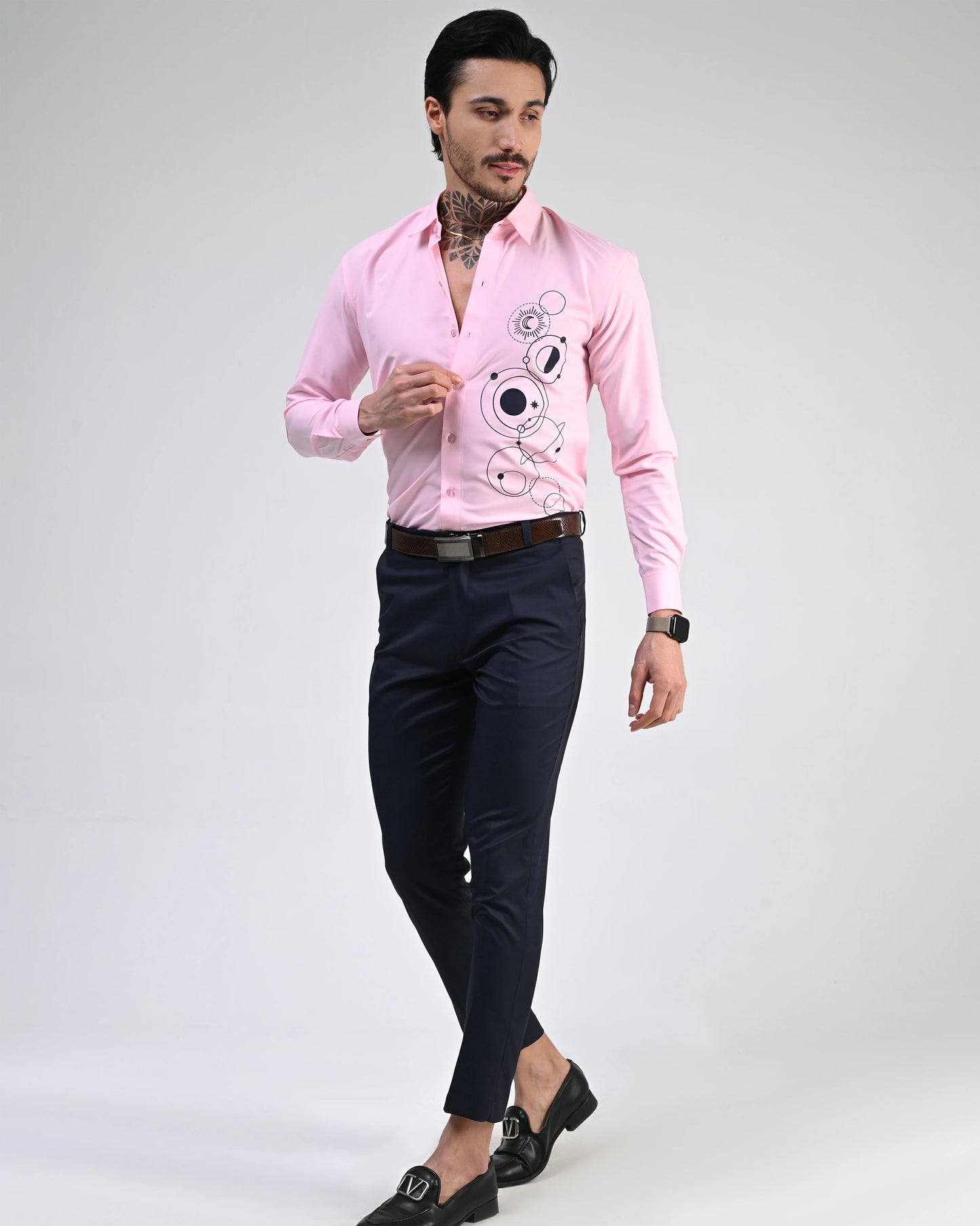 Petal Pink Printed Shirt