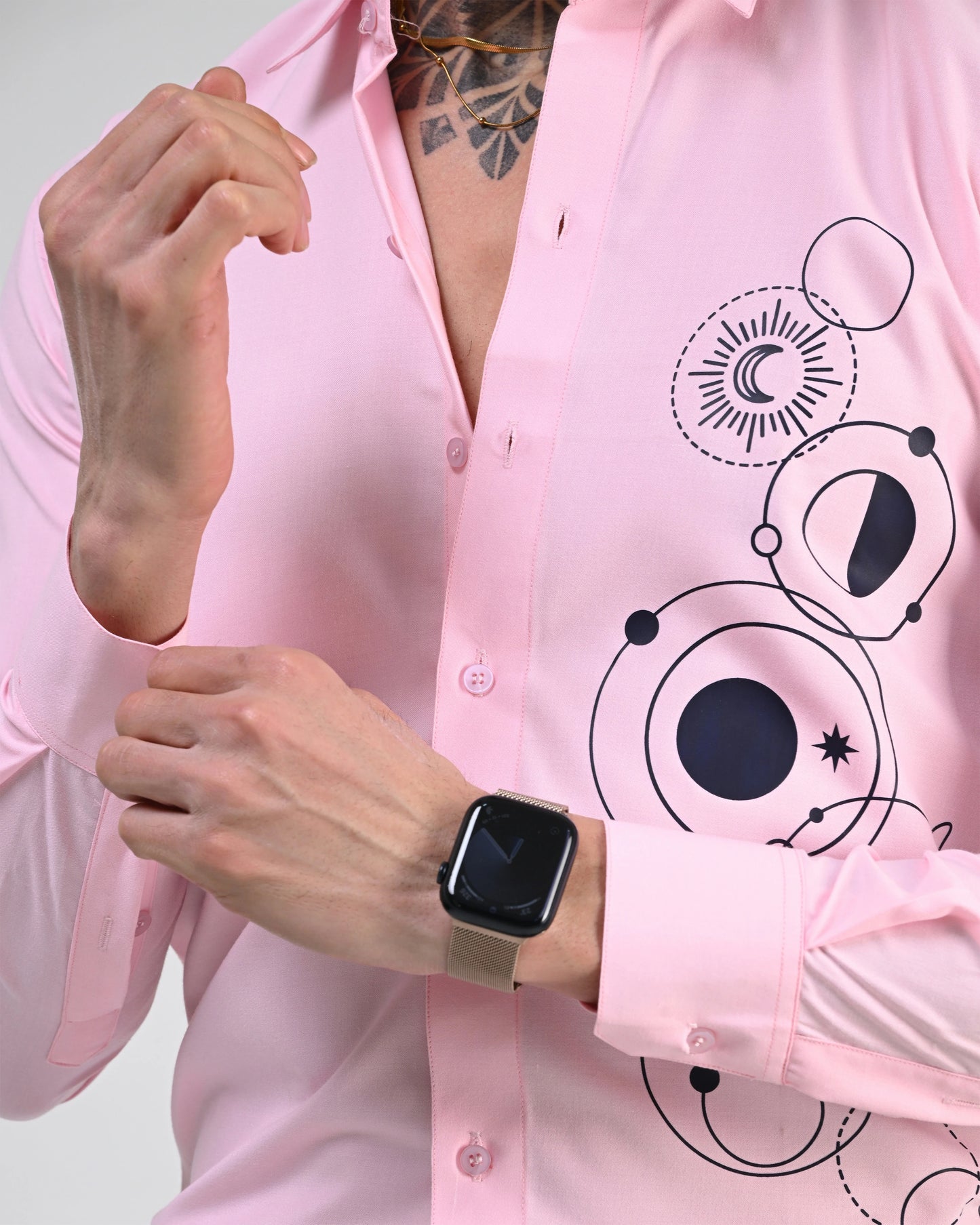 Petal Pink Printed Shirt
