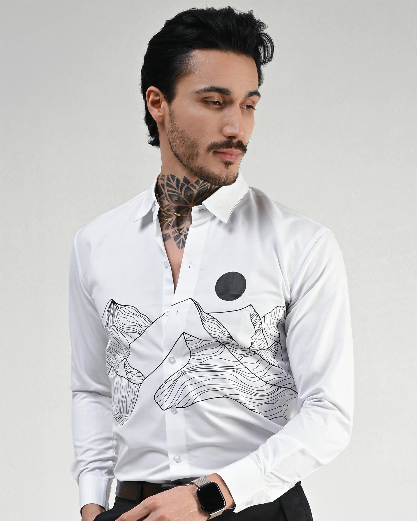 Snow Drift Party Wear Shirt