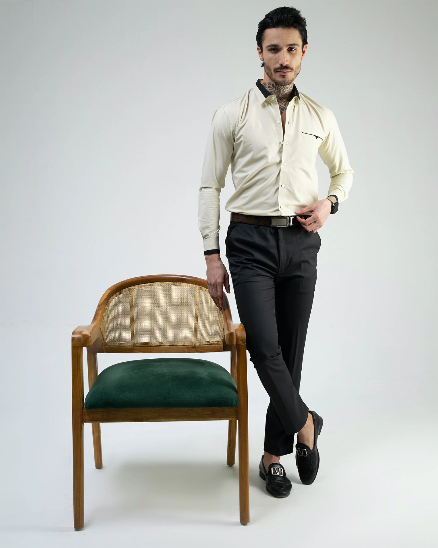Warm Clay Designer Shirt