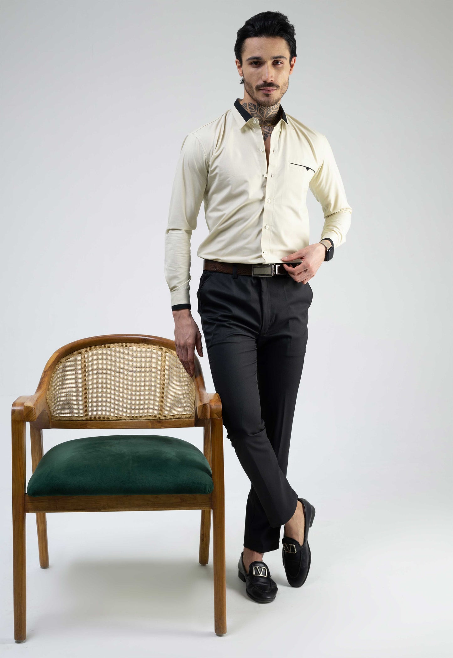 WARM CLAY DESIGNER SHIRT