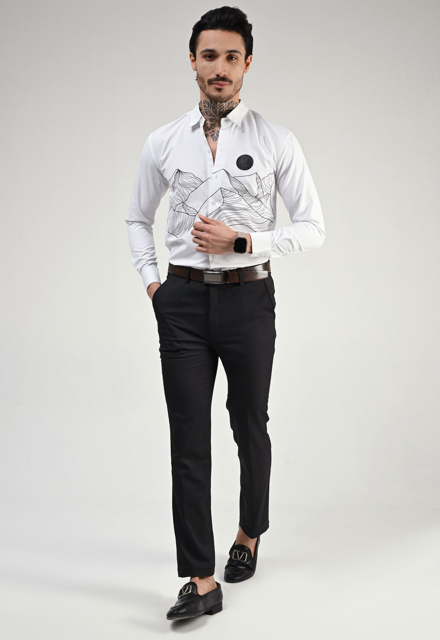 SNOW DRIFT PARTY WEAR SHIRT