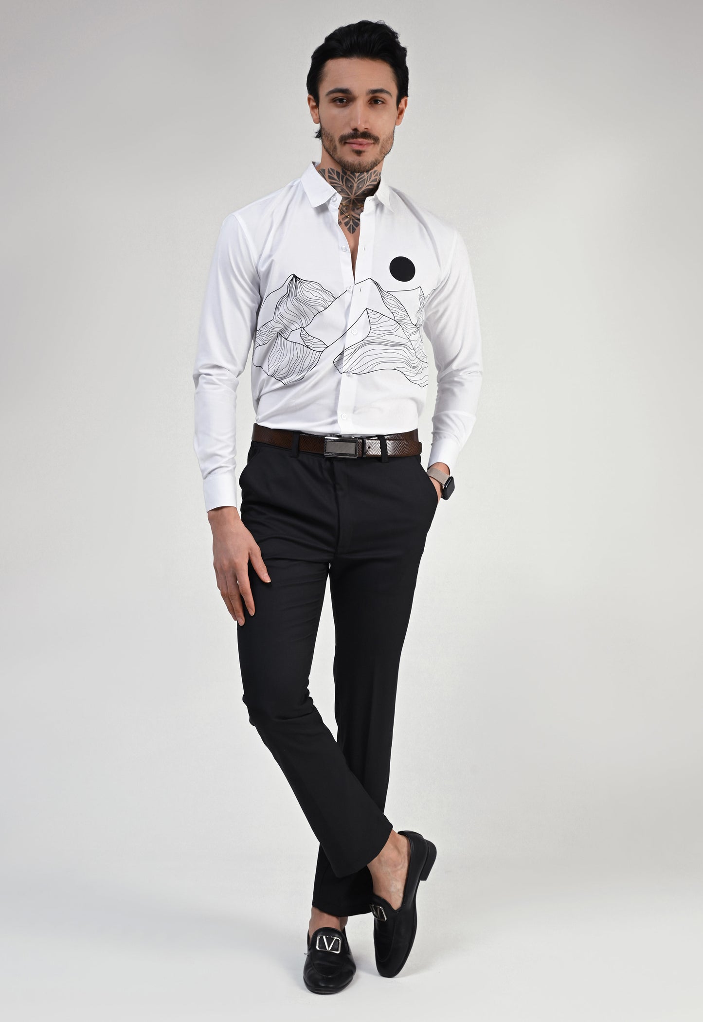 SNOW DRIFT PARTY WEAR SHIRT