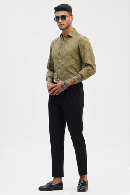 OLIVE SLIM FIT SHIRT