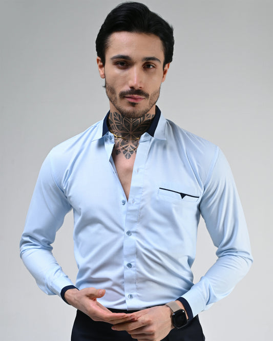 Blue Mist Designer Shirt