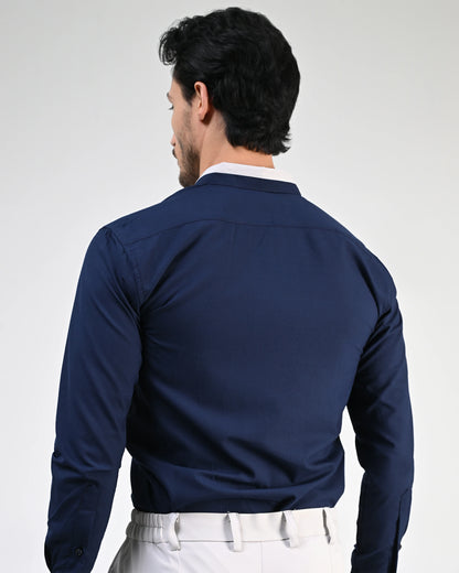 Ink Blue Designer Shirt