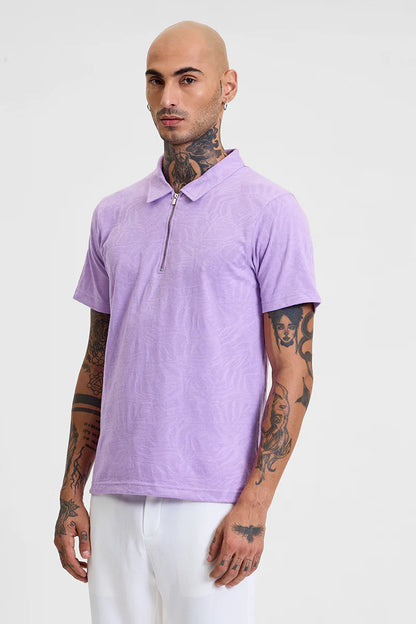 ZIPPER POLO T-SHIRT