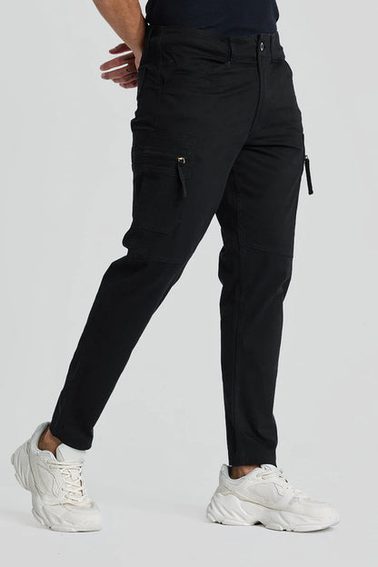 BLACK SLIM FIT PANTS