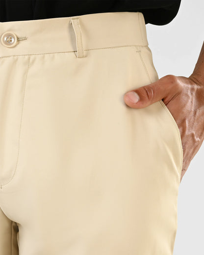 Soft Beige Formal Fit Trouser