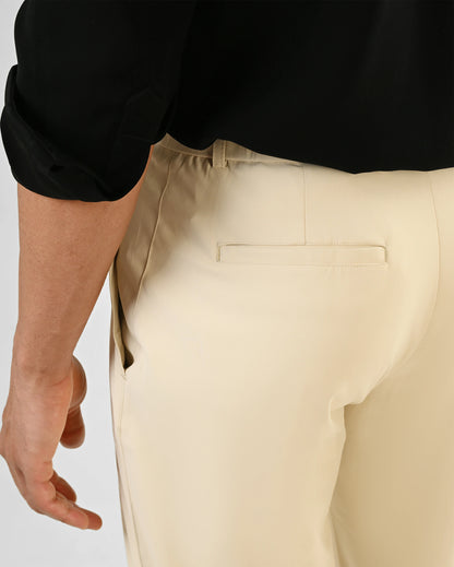 Soft Beige Formal Fit Trouser