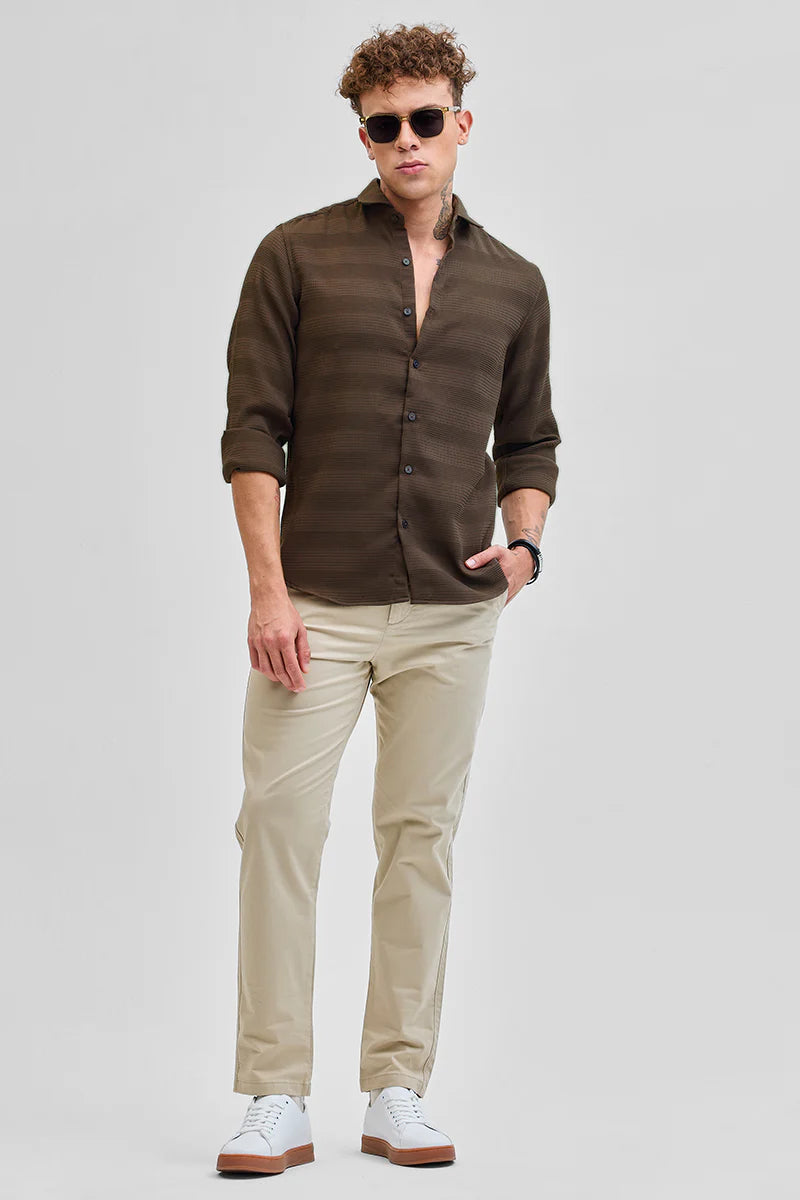 TEXTURED SLIM FIT SHIRT