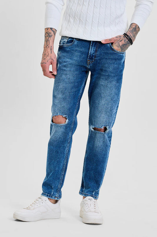 BLUE SKINNY FIT JEANS