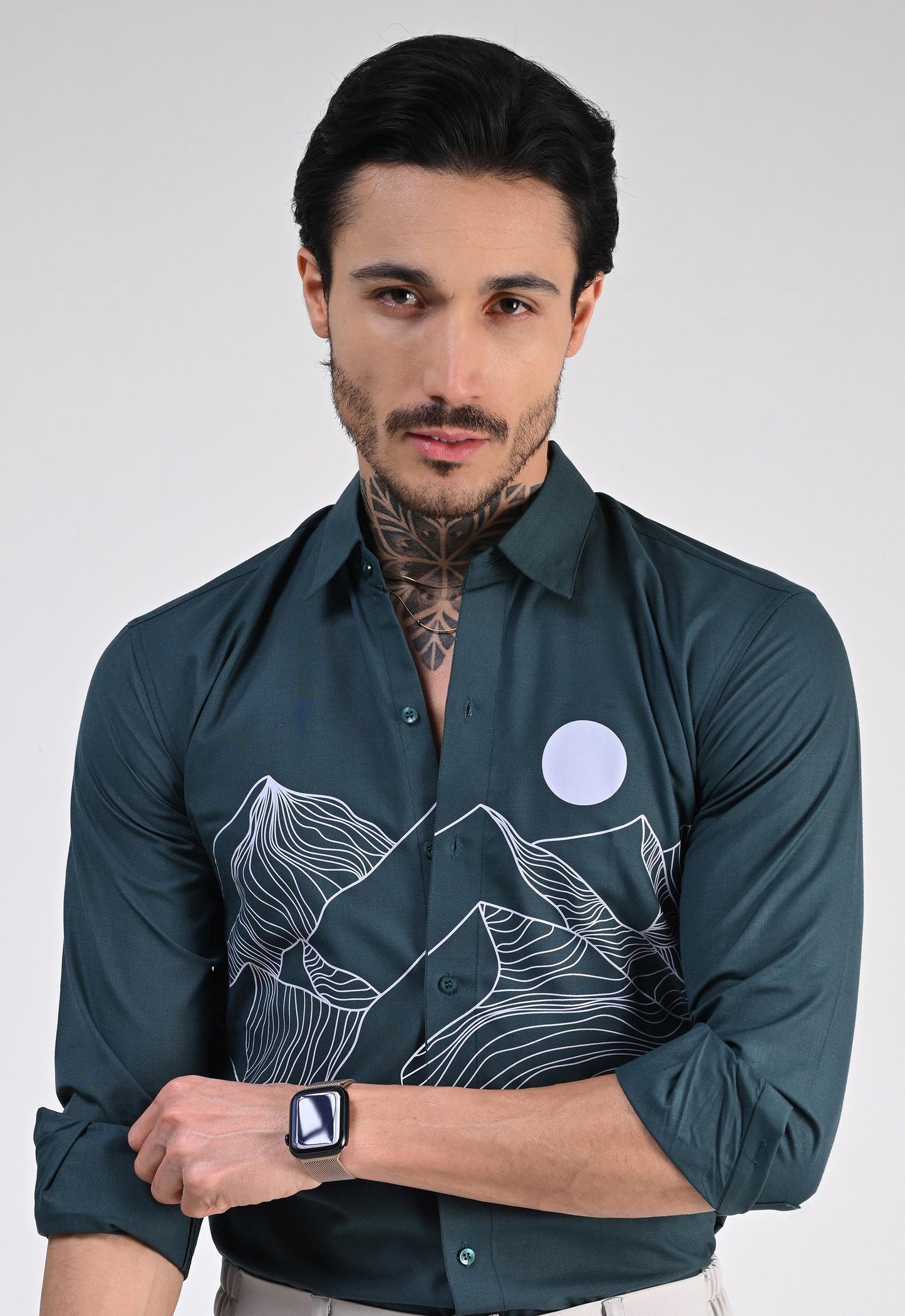 AQUA BREEZE PRINTED SHIRT