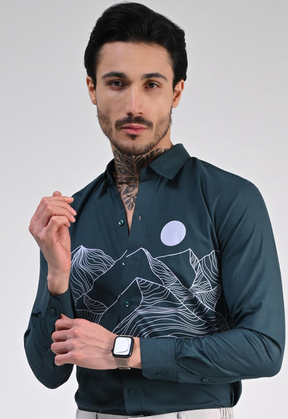 AQUA BREEZE PRINTED SHIRT
