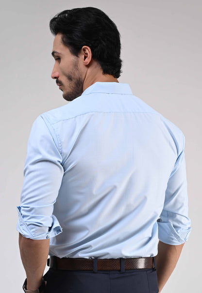 BLUE MIST PARTY WEAR SHIRT