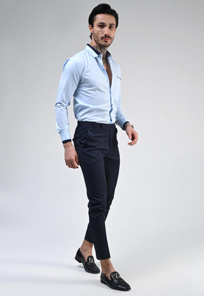 BLUE MIST DESIGNER SHIRT