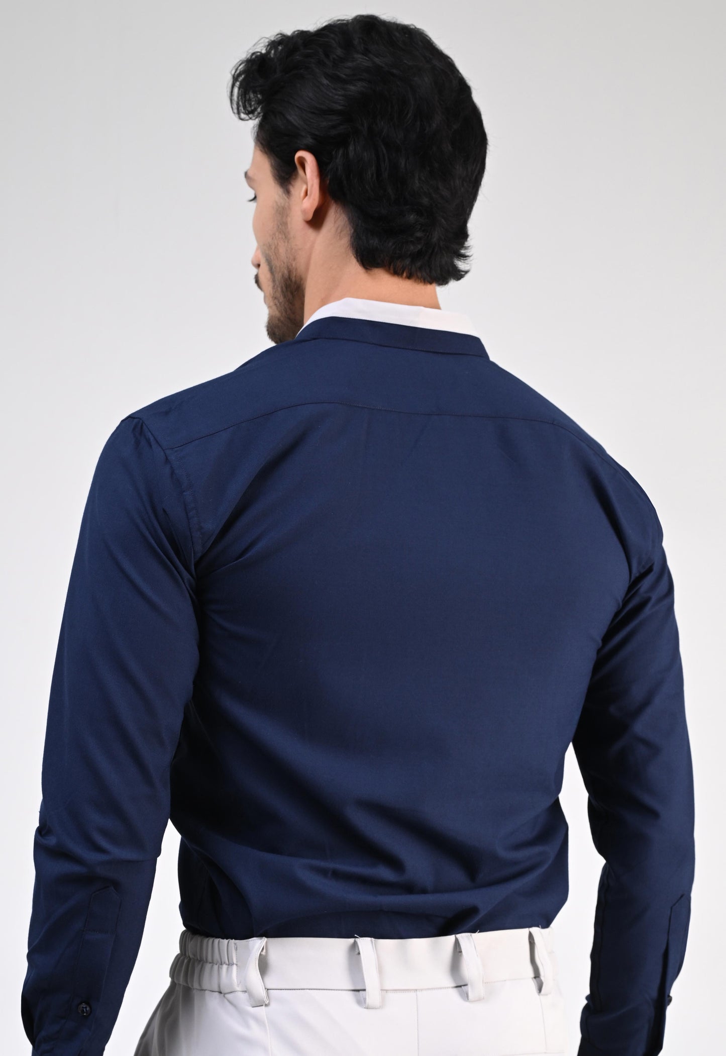 INK BLUE DESIGNER SHIRT