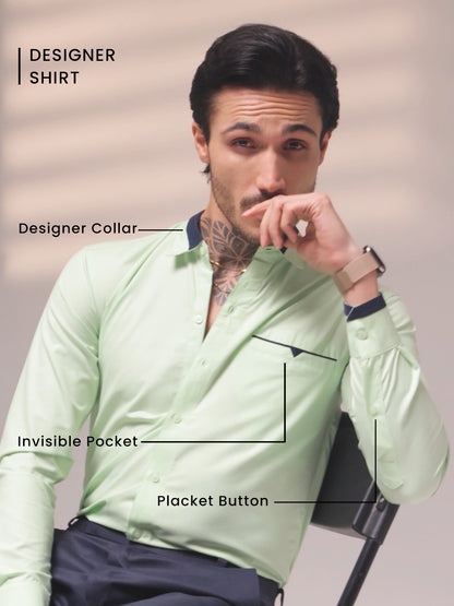 MINT NOIR DESIGNER SHIRT