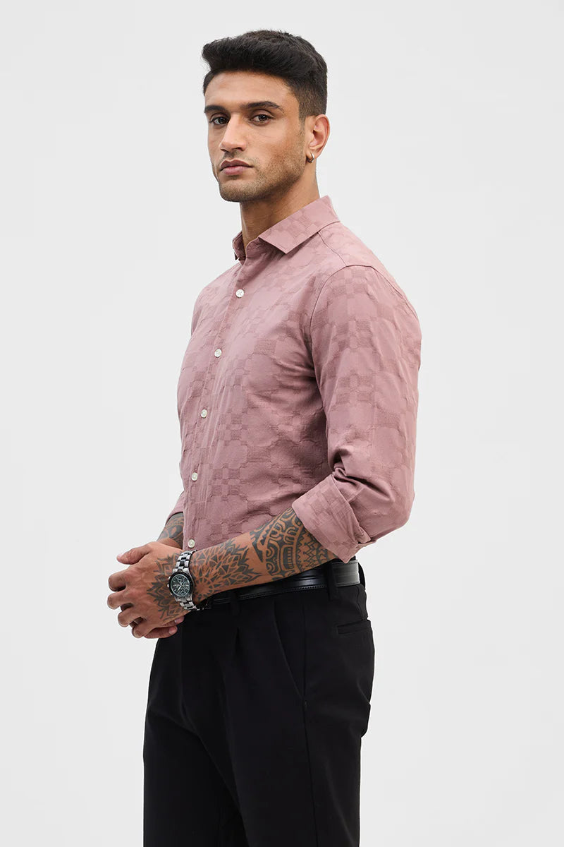 MAUVE SLIM FIT SHIRT