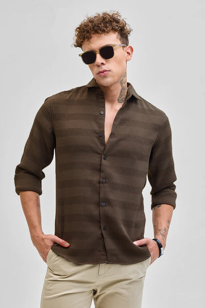 TEXTURED SLIM FIT SHIRT