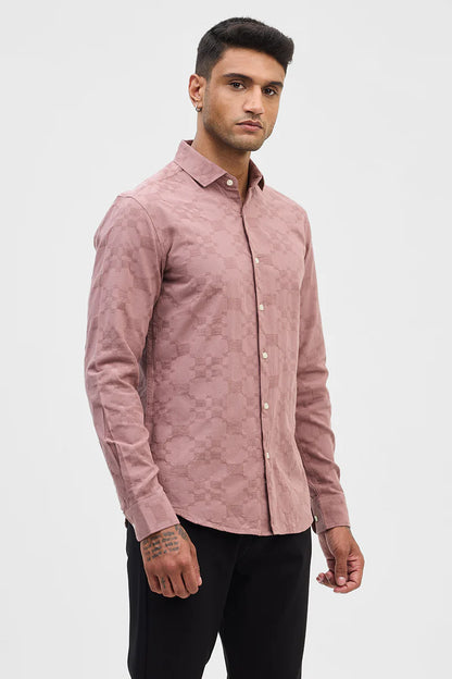 MAUVE SLIM FIT SHIRT