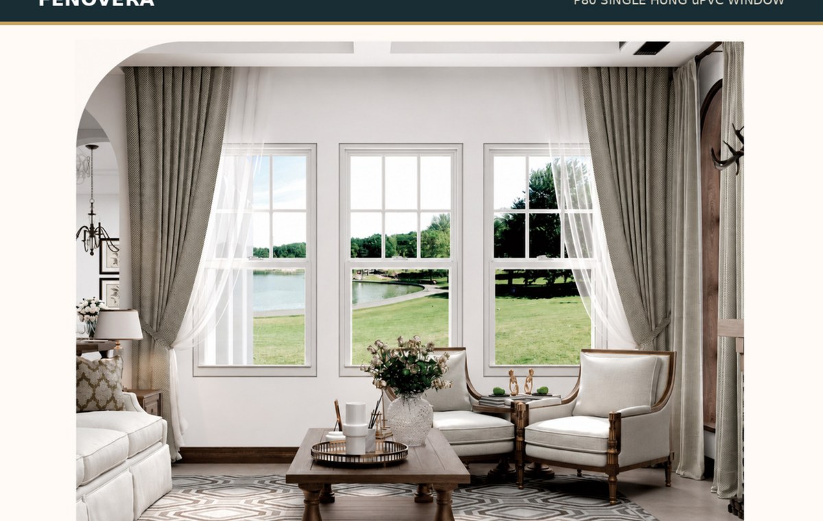 LD-P80 uPVC hung window