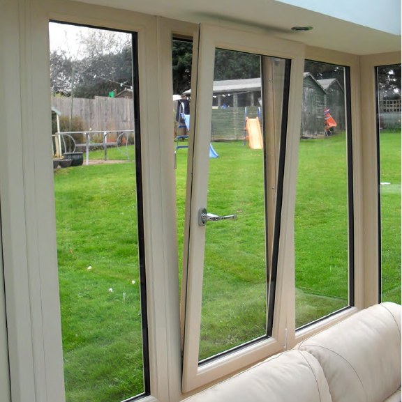 Tilt and turn uPVC window